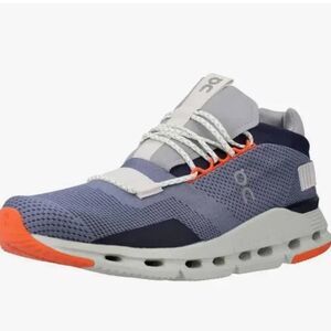 ON Men's Cloudnova Sneaker size 8.5 men’s, 10 womens, Metal Mineral